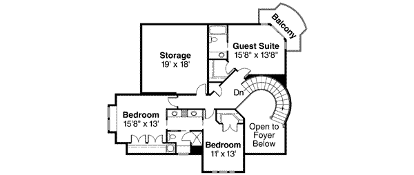 upper floor house blueprint