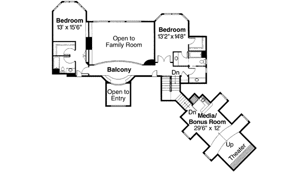 upper floor house blueprint