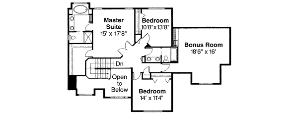 upper floor house blueprint