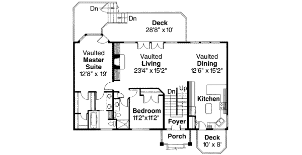 upper floor house blueprint