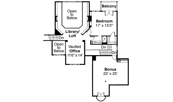 upper floor house blueprint
