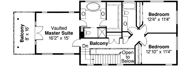 upper floor house blueprint