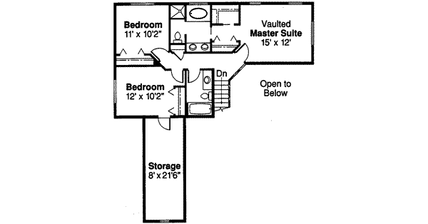 upper floor house blueprint