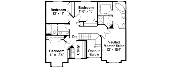 upper floor house blueprint