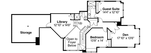 upper floor house blueprint