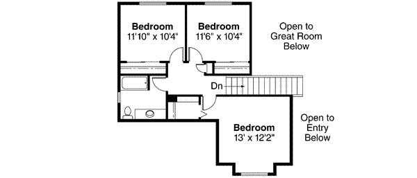 upper floor house blueprint