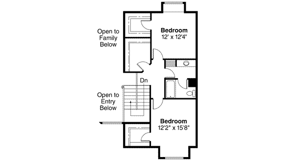 upper floor house blueprint