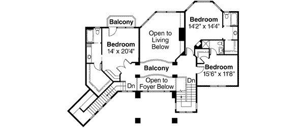 upper floor house blueprint
