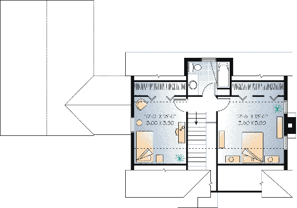 upper floor house blueprint