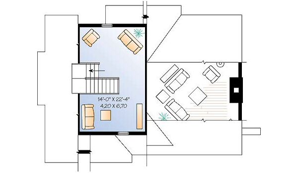 upper floor house blueprint