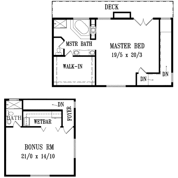 upper floor house blueprint