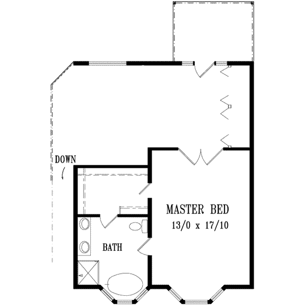 upper floor house blueprint