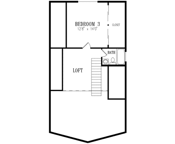 upper floor house blueprint