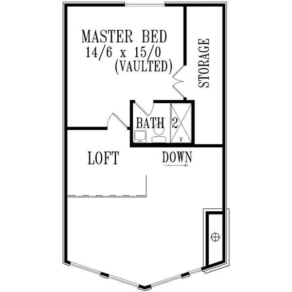 upper floor house blueprint