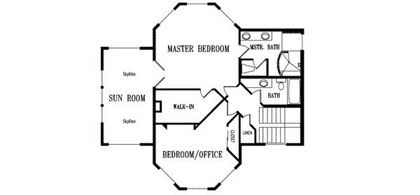 upper floor house blueprint