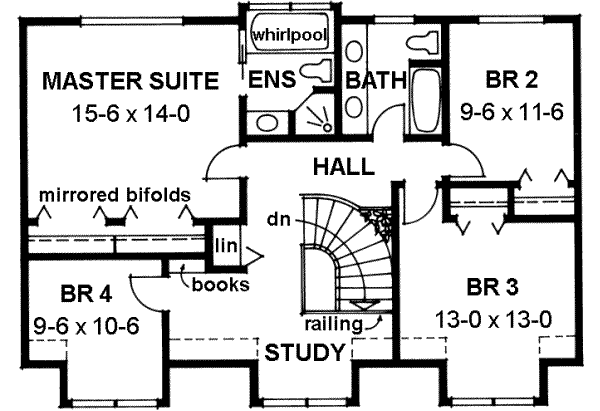 upper floor house blueprint
