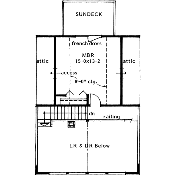 upper floor house blueprint