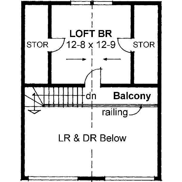 upper floor house blueprint