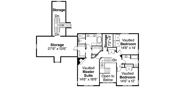 upper floor house blueprint