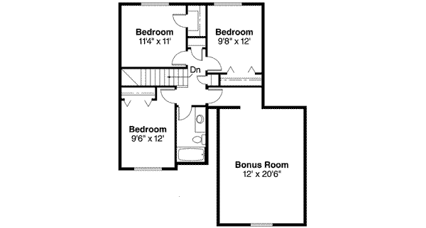 upper floor house blueprint