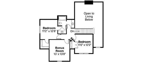 upper floor house blueprint