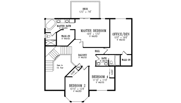 upper floor house blueprint