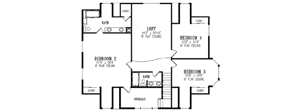 upper floor house blueprint