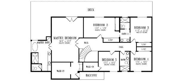 upper floor house blueprint