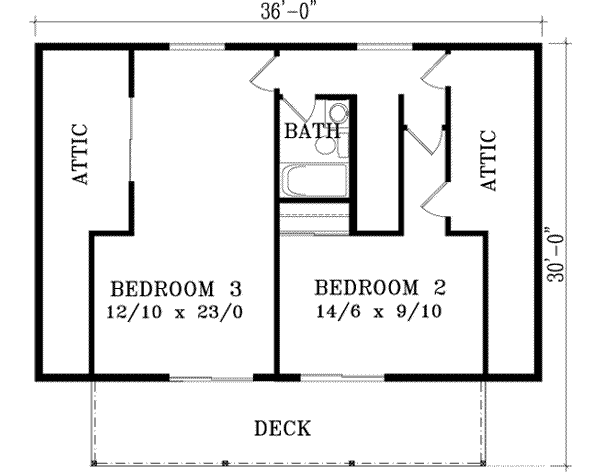 upper floor house blueprint