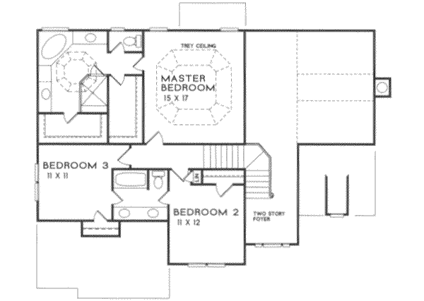 upper floor house blueprint