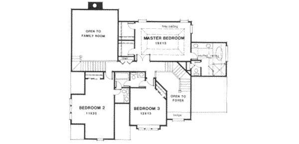 upper floor house blueprint