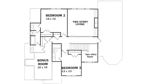 upper floor house blueprint