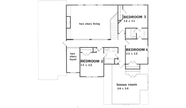 upper floor house blueprint