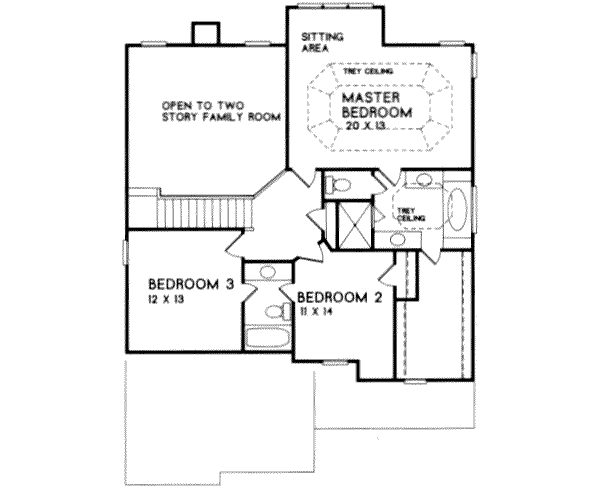 upper floor house blueprint
