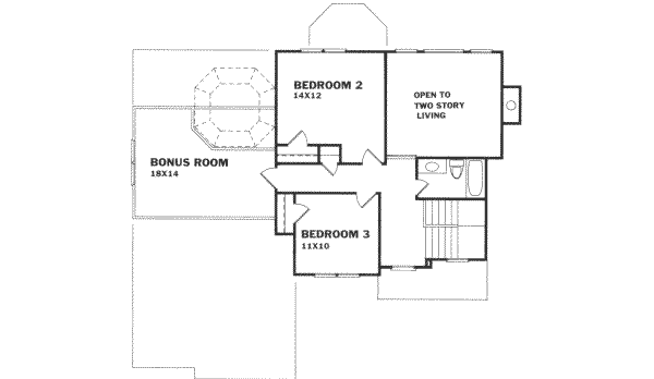 upper floor house blueprint