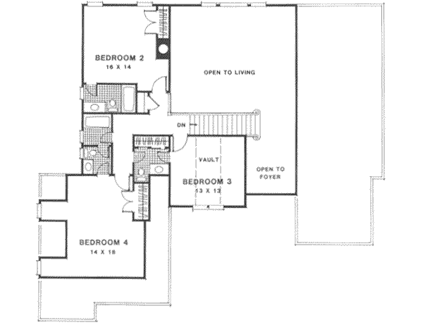 upper floor house blueprint