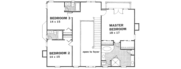 upper floor house blueprint