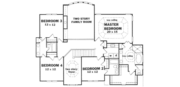 upper floor house blueprint
