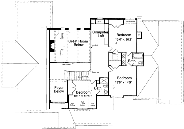 upper floor house blueprint