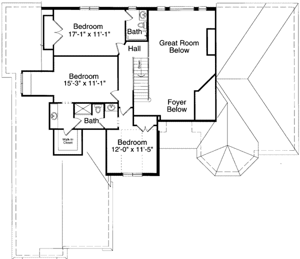 upper floor house blueprint