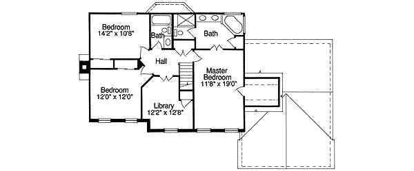 upper floor house blueprint