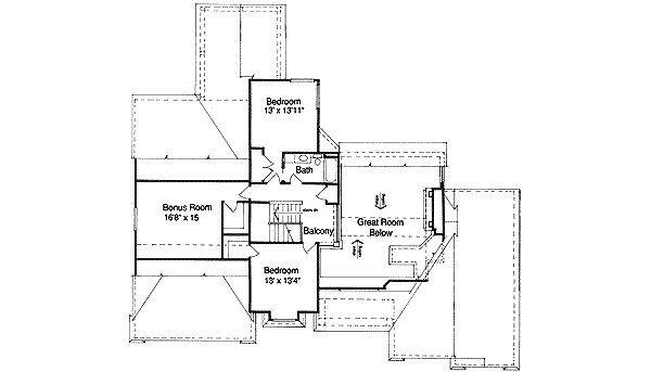 upper floor house blueprint