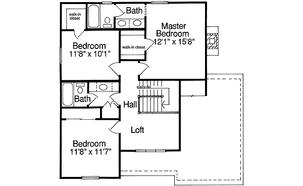 upper floor house blueprint