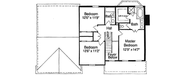 upper floor house blueprint