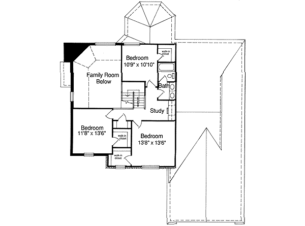 upper floor house blueprint