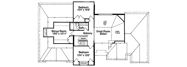upper floor house blueprint