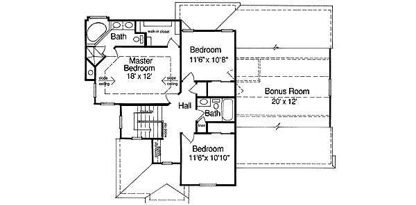 upper floor house blueprint