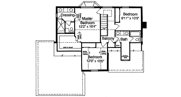 upper floor house blueprint