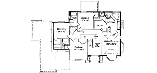 upper floor house blueprint