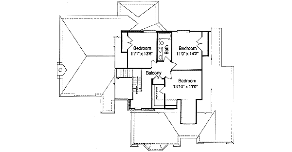 upper floor house blueprint